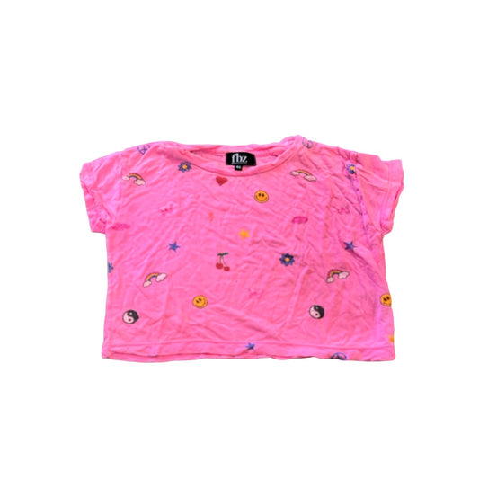 Fbz Pink w/emojie’s tshirt/short set, 6x