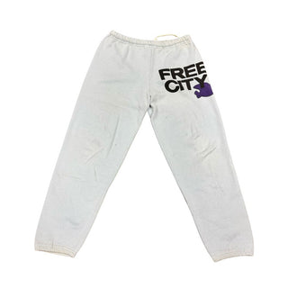 Free City Light Blue Sweatpants, small