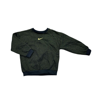 Nike Black/Dark Green Shiny Crewneck, 6 years