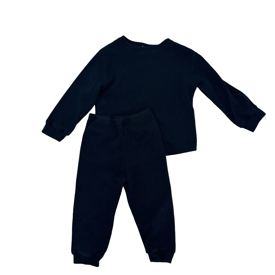 Mikki Rae Navy waffle set, 3 years