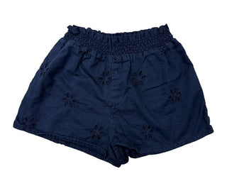 Gap Blue Eyelet Shorts with Smocking, 18-24 months