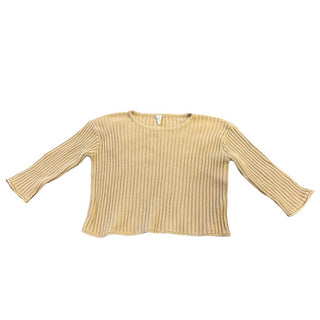 Illoura The Label Tan ripped sweater, 5 years