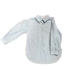 Zara Blue Collared Button Down Shirt with Sparkles, 9 years
