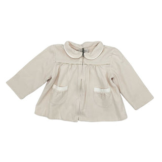 Burberry pink zip up top, 18 months