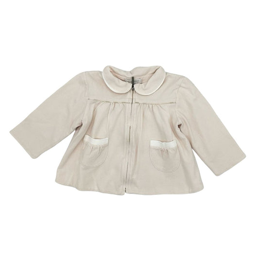 Burberry pink zip up top, 18 months