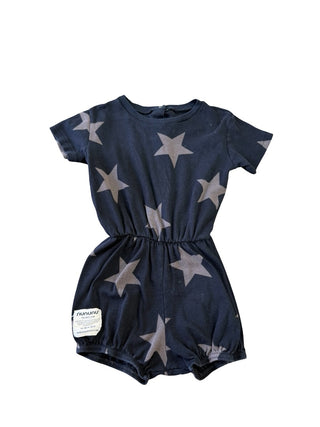 Nununu Black star romper, 4-5 years