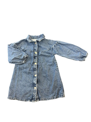 Zara Button Down Denim Dress, 4 years