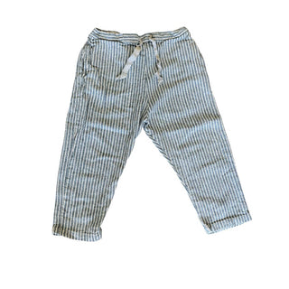 Makie Blue White Striped Pants, 2-3 years
