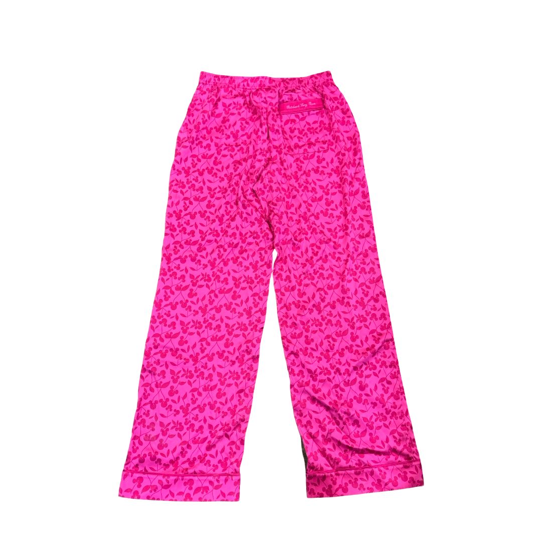 OVO Disney Pink Silk Lounge Pants, xs