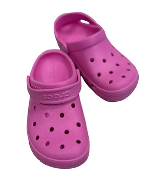 Crocs Bright Pink Shoes, 2 big kid
