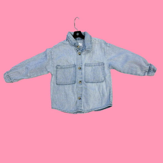 Zara denim shacket, 2-3 years