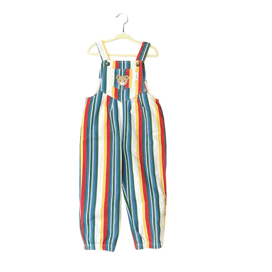 Hux sample striped overall, 3y