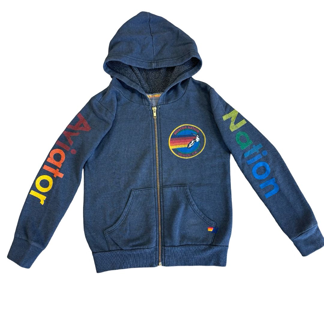 Aviator Nation zip up hoodie, 10 years