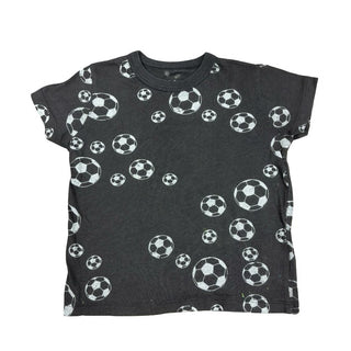 Chaser Grey T-Shirt with Soccer Balls, 6 years