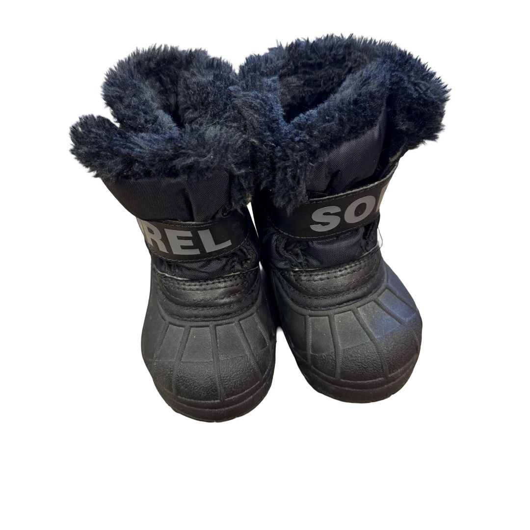 Sorel Black Winter Boots/Shoes, 5 little kids