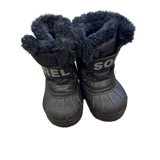 Sorel Black Winter Boots/Shoes, 5 little kids