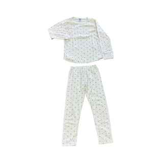 Babycottons White pyjama with graphic pastels, 10 years