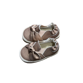 Robeez Rose gold slip on sneakers, 9-12 months