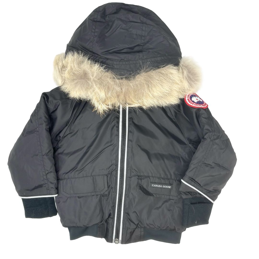 Canada Goose Black Jacket, 12-18 months