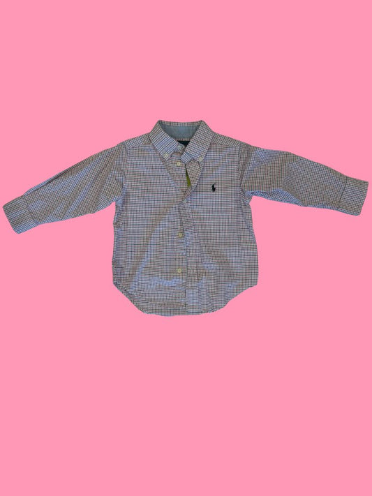 Ralph Lauren Plaid Blouse Shirt, 2 years