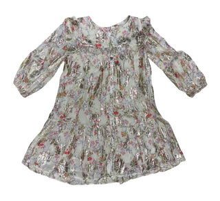 Zara Floral Dress With Gold Foil Details, 7 years