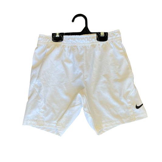Nike white dri-fit shorts, youth small