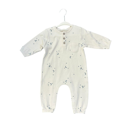 Quincy Mae Sample moon print jumpsuit, 3-6 Months