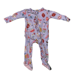 Posh Peanut Christmas Ornament Sleeper with Ruffles, newborn