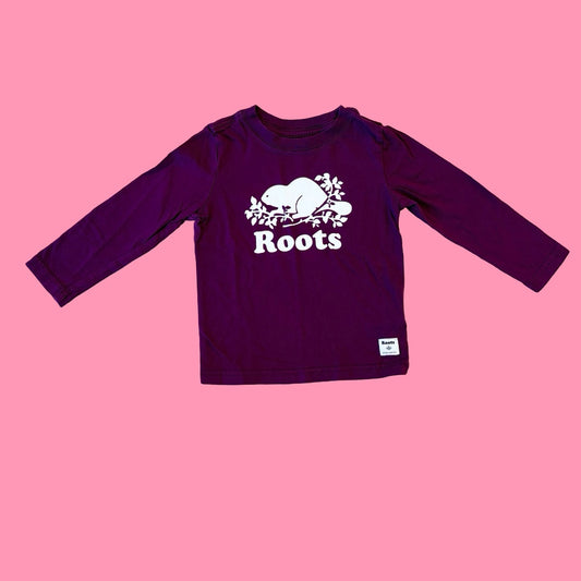 Roots Maroon long sleeve, 2T