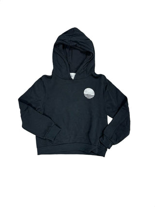 Sol Angeles Black hoodie with graphic detail, 8 years