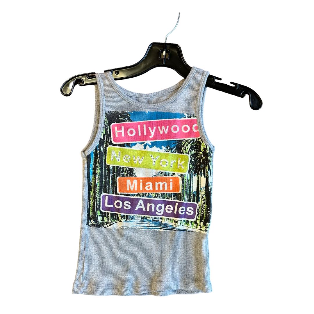 Flowers by Zoe ribbed tank top, 4 years