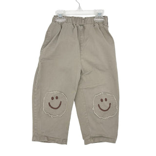 Bon Homie khaki pants w/smile face, 3 years