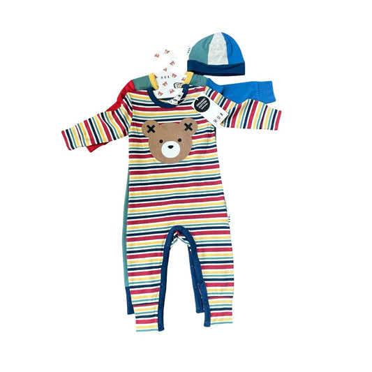 Hux sample romper set + hat, 6-12months