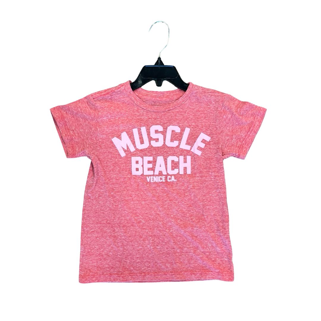 Tiny Whales Red Venice T-Shirt, 5 years
