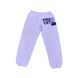 Free City Light Purple Sweatpants, medium