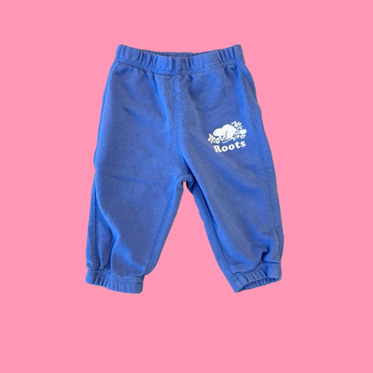 Roots Baby Periwinkle weatpants, 6-12 months