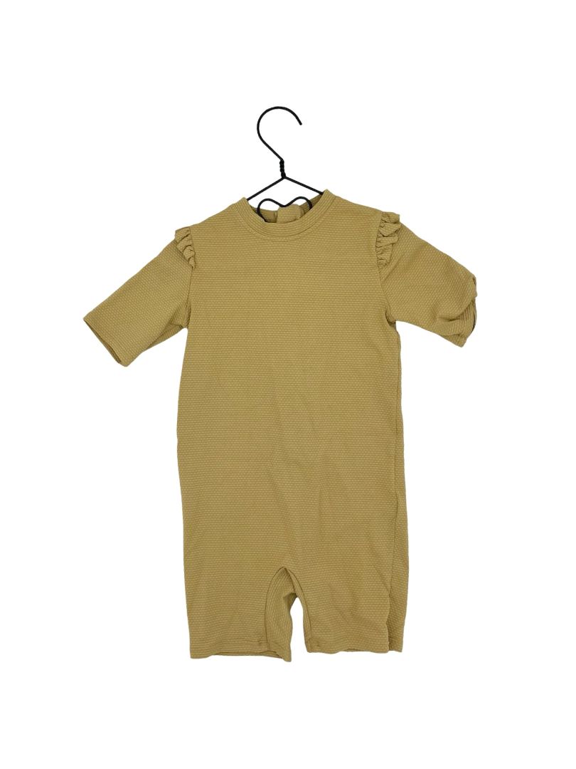H&M mustard sun protection swim suit, 18-24 months