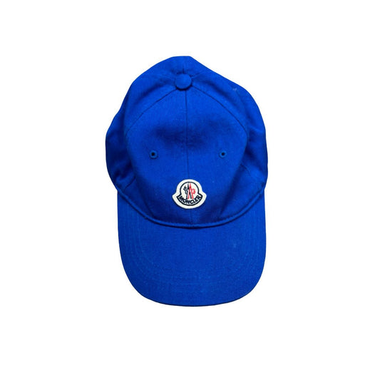 Moncler Blue Ball Cap with Logo, small