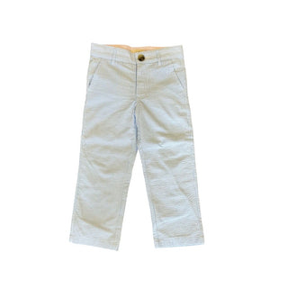 The Beaufort Bonnet Company Blue White Striped Pants with Button, 3 years