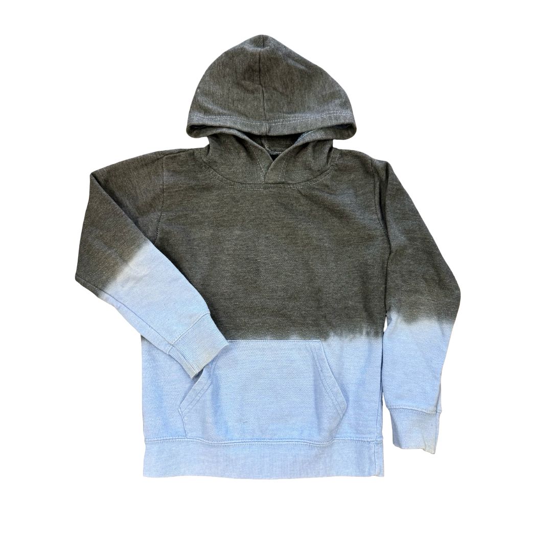 Vintage Havana Blue and Grey Gradient Hooded Sweatshirt, 7 years