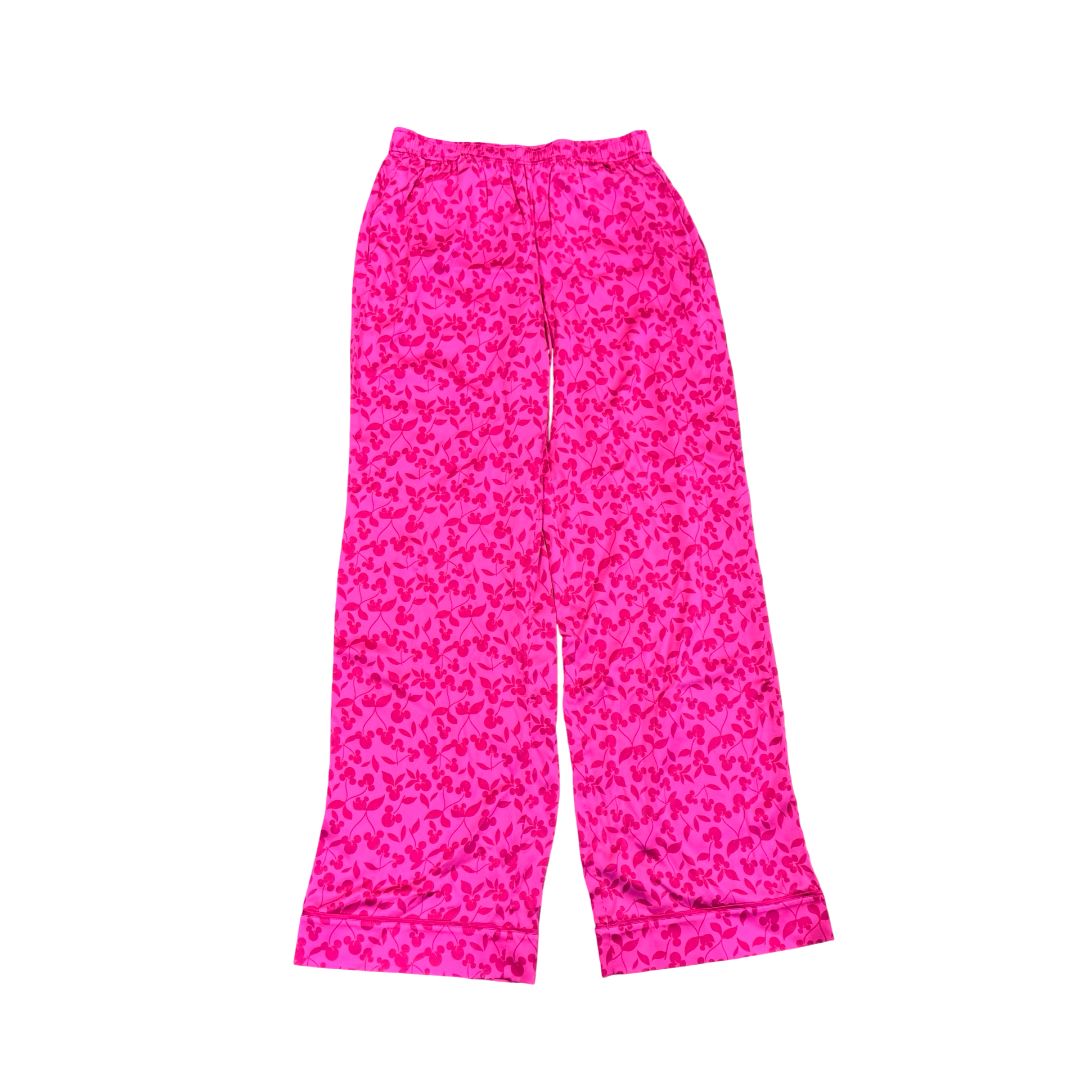 OVO Disney Pink Silk Lounge Pants, xs