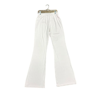Sundeh white ribbed sweats, womens small