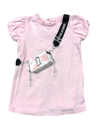 Marc Jacobs Pink Purse Illusion Graphic Dress, 2 years