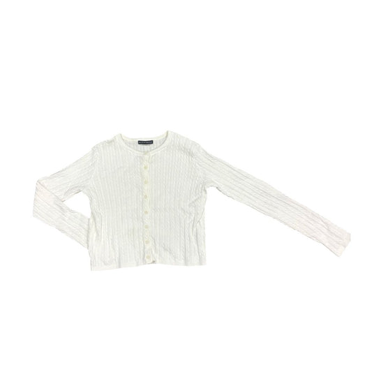 Brandy Melville White Button Cardigan, o/s