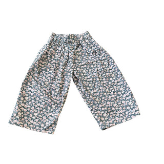 Zara Pink/purple floral pants, 3-4 years