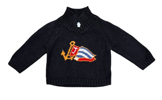 Jacadi Nautical Navy Blue Knitted Sweater, 12 months
