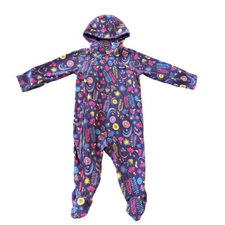 Patagonia Micro D Fleece Bunting with a Colourful All-Over Design, 6-12 months