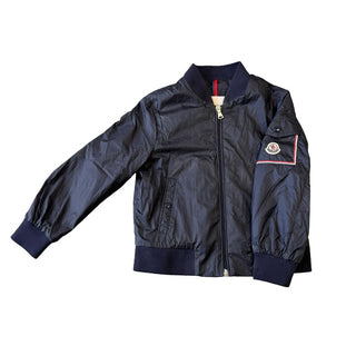 Moncler Black Windbreaker with Sleeve Pocket, 6 years