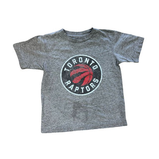 NBA Grey T-Shirt with Raptors Logo w.stain, 7 years