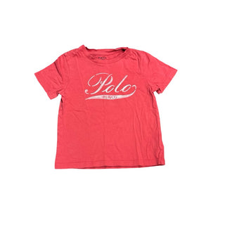 Ralph Lauren Red T-Shirt with Polo Graphic, 24 months